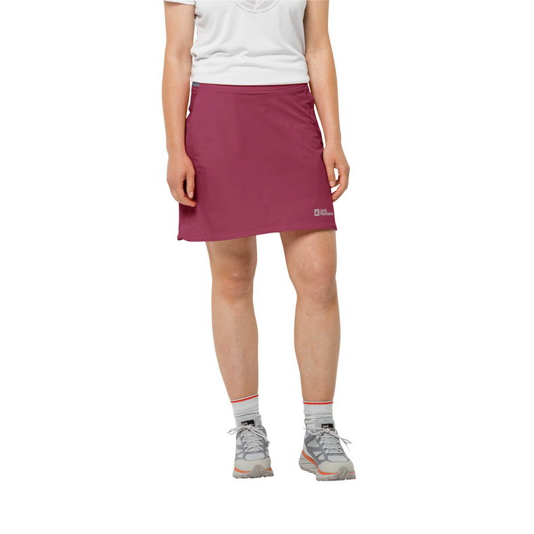 Spódnica Jack Wolfskin HILLTOP TRAIL SKORT W sangria red - 36