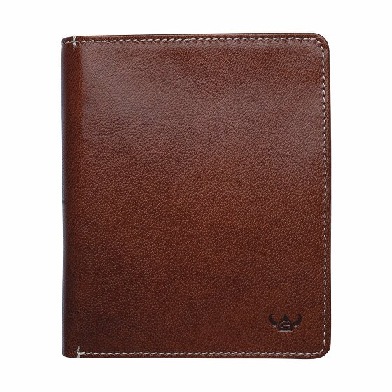 Golden Head Bari Portfel Ochrona RFID Skórzany 10.5 cm cognac