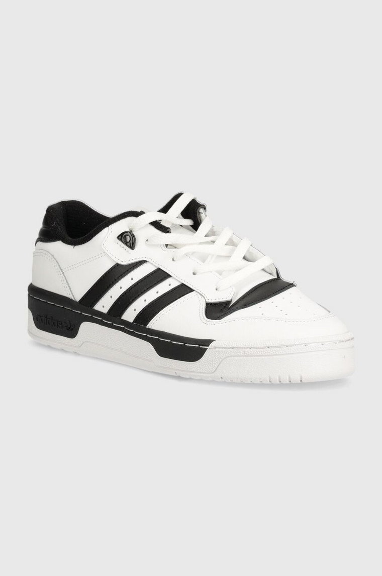 adidas Originals sneakersy skórzane Rivalry Low kolor biały IG1474
