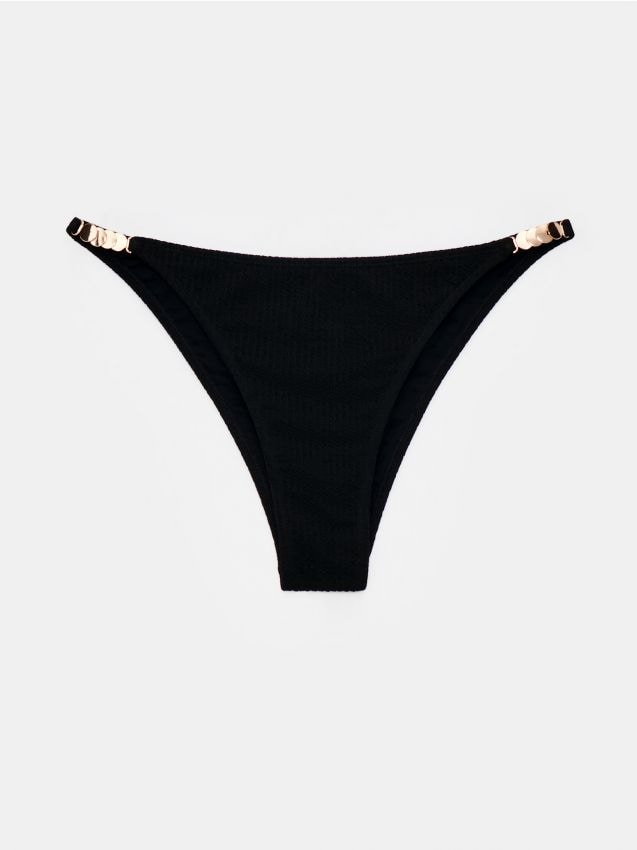 Mohito - Dół od bikini z ozdobnym elementem - czarny