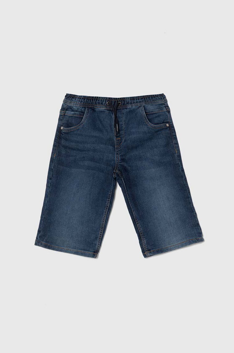 zippy szorty jeansowe dziecięce kolor niebieski regulowana talia