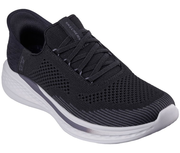 SKECHERS CZARNE MĘSKIE BUTY SPORTOWE Slip-ins 45