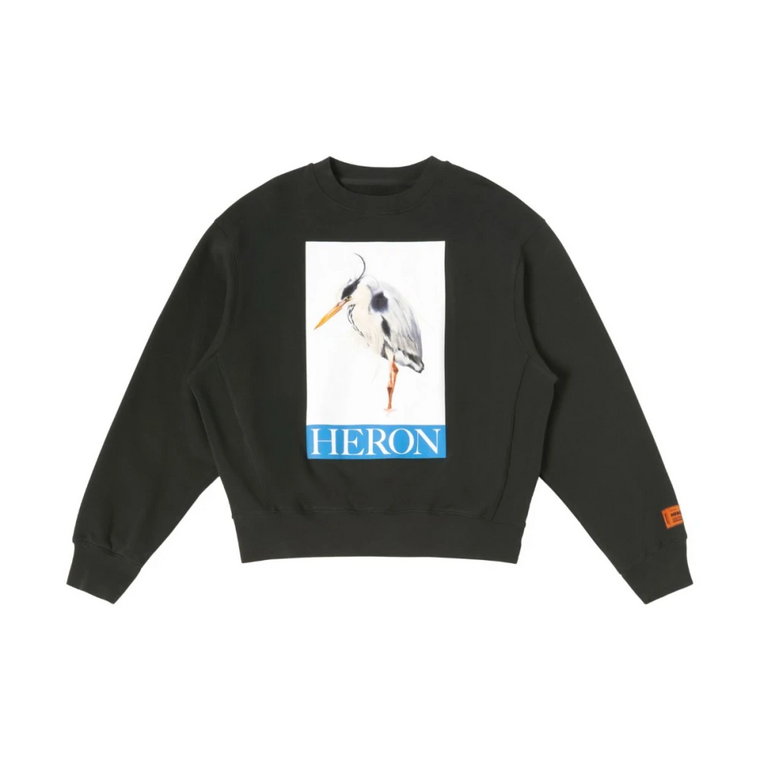 Czarne Swetry dla Mężczyzn Heron Preston