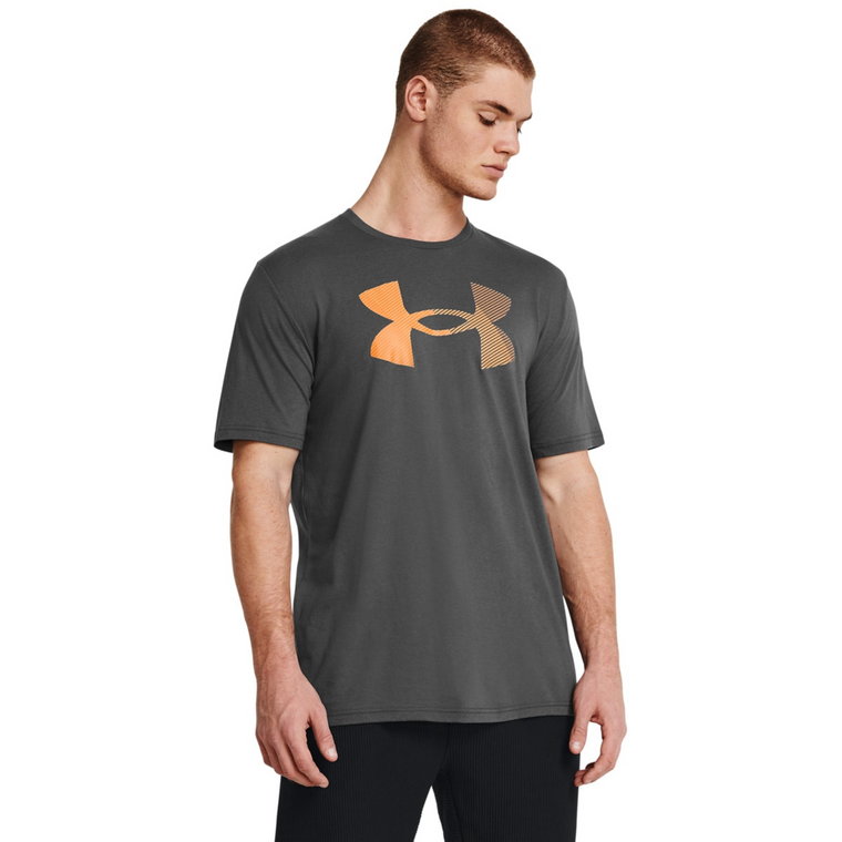 Męski t-shirt z nadrukiem Under Armour UA Big Logo Fill SS - szary