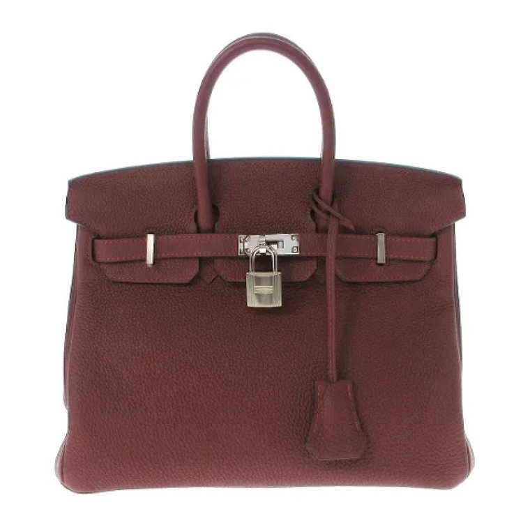 Używana Burgundowa Skórzana Hermès Birkin Hermès Vintage