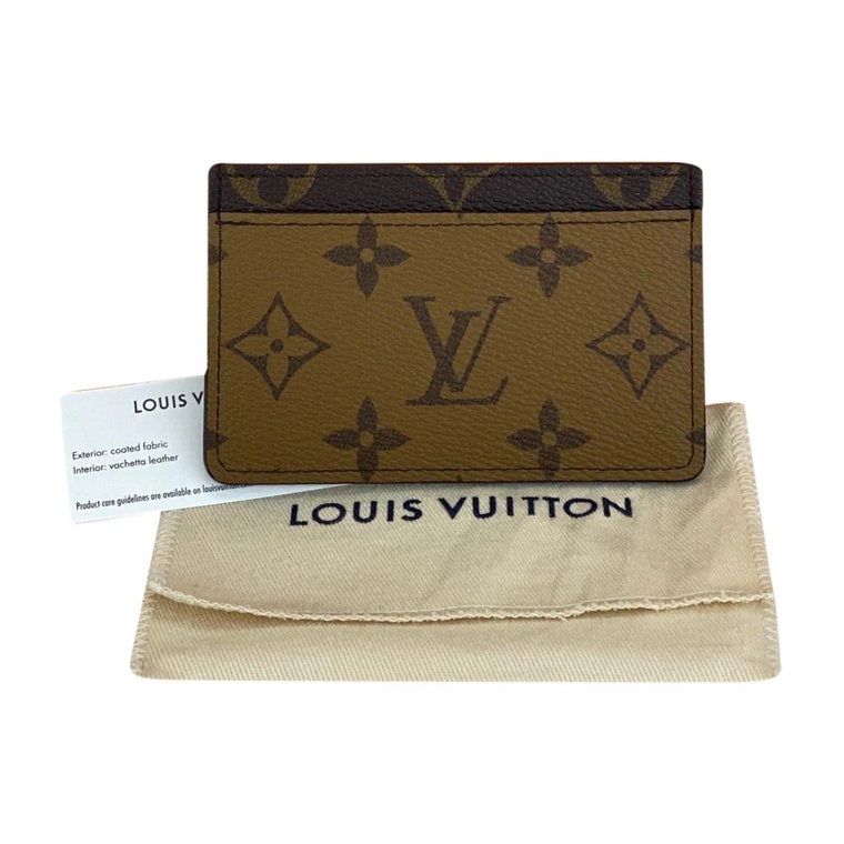 Monogram Reverse Portfel na Karty Louis Vuitton