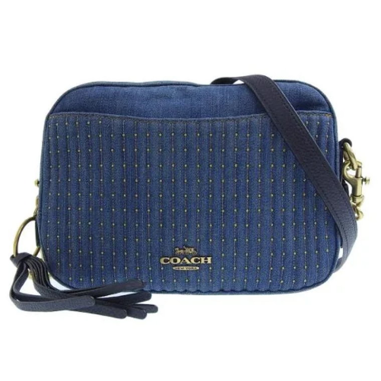 Pre-owned Denim shoulder-bags Coach Pre-owned