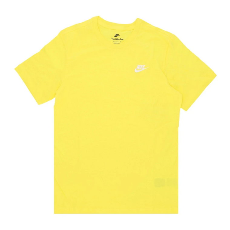 Żółta Streetwear Tee Opti Club Nike
