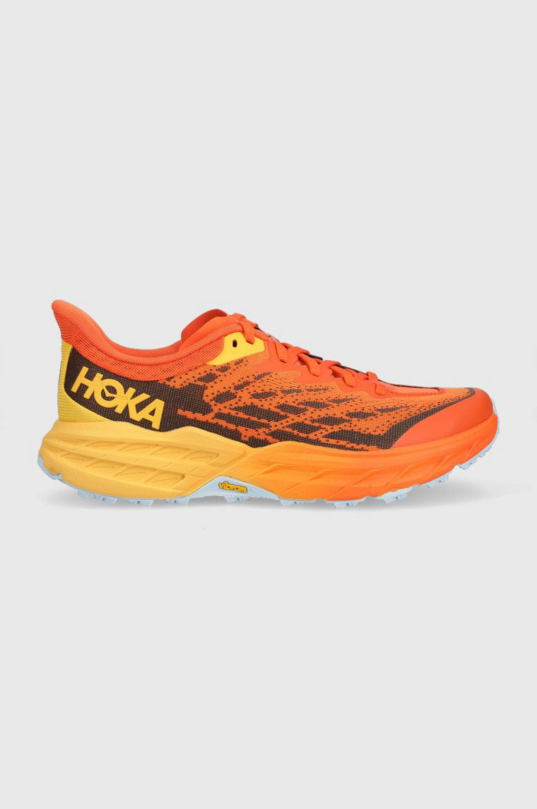 Hoka buty do biegania Speedgoat 5 1123157 kolor pomarańczowy