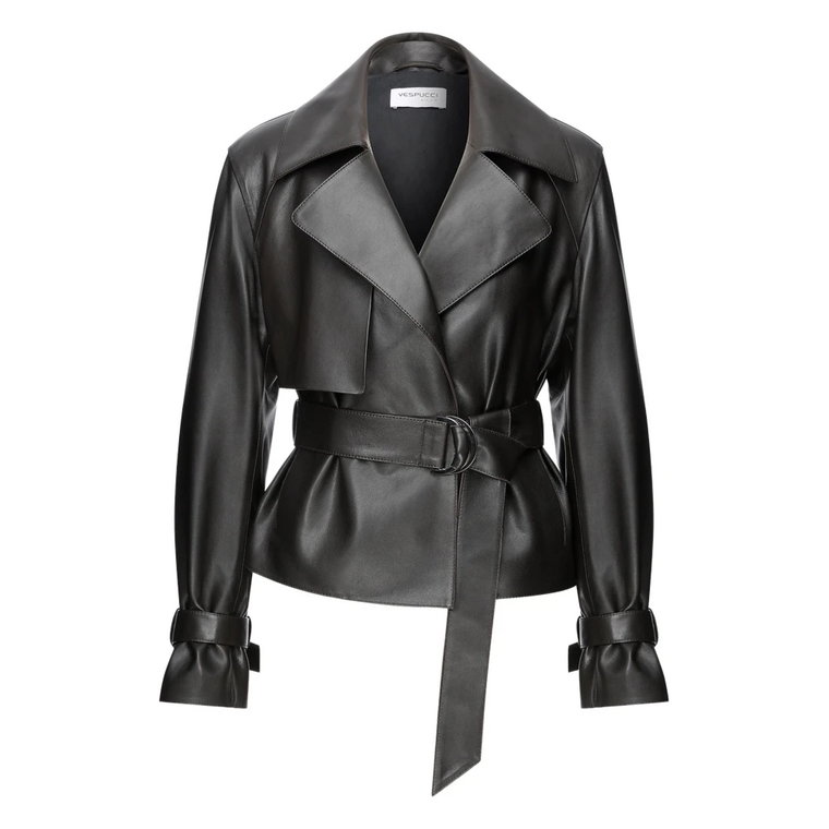 Tracey - Brown Bitter Leather Jacket VSP