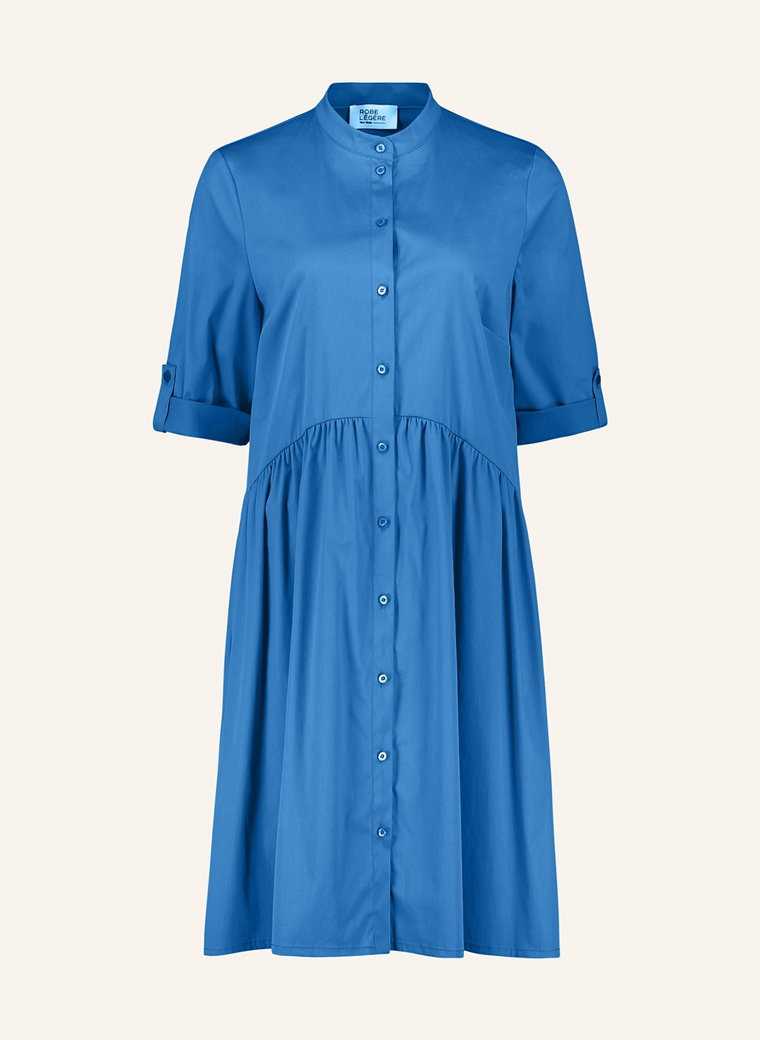 Robe Légère Sukienka Koszulowa Z Rękawami 3/4 blau
