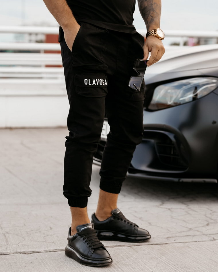 Spodnie męskie OLAVOGA COBIE czarne