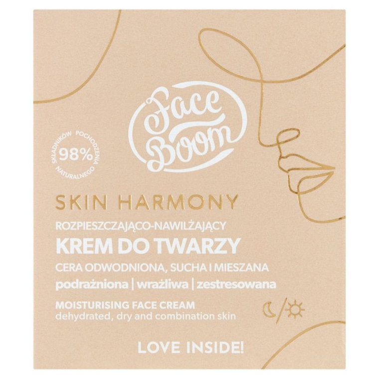 Face Boom Skin Harmony - Rozpieszczająco-nawilżający krem do twarzy 50ml