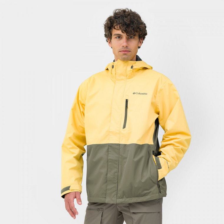 Męska kurtka przeciwdeszczowa Columbia Hikebound Rain Jacket - żółta