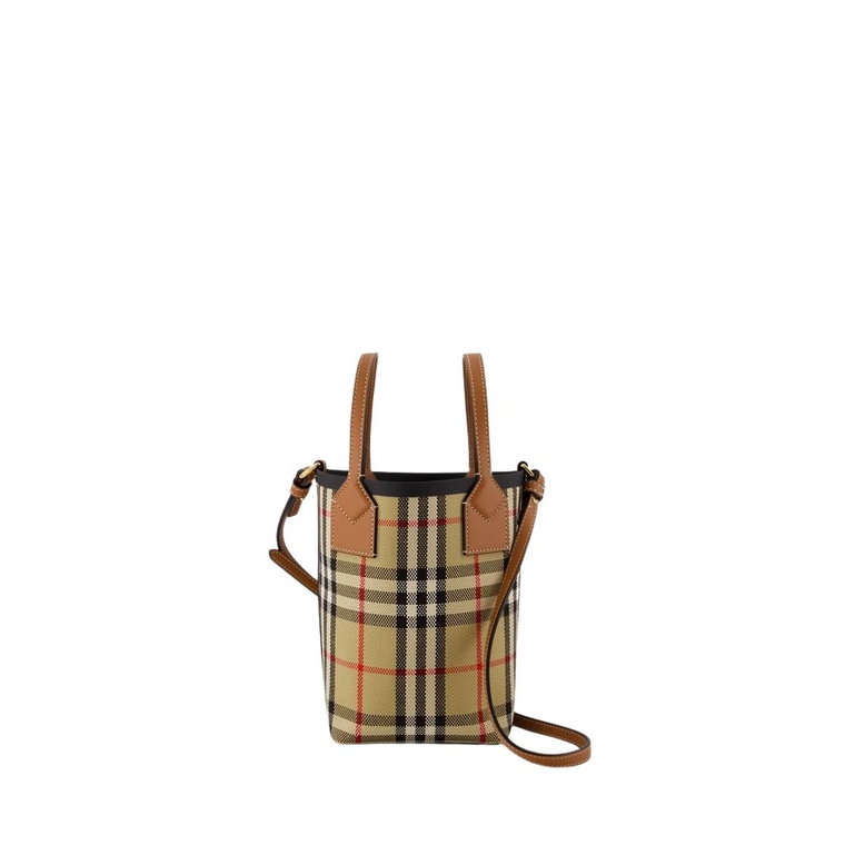 Torba Skórzana London - Beżowa Burberry