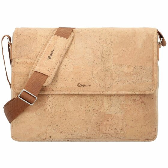 Esquire Cork Messenger 39 cm przegroda na laptopa natur