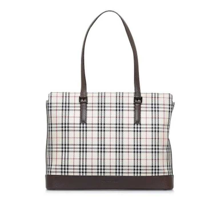 Pre-owned Canvas totes Burberry Vintage