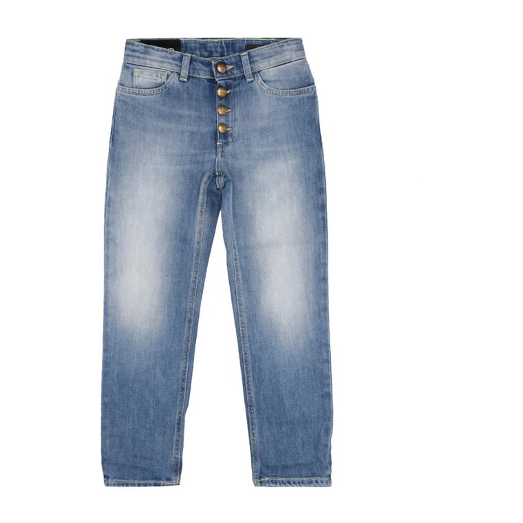 Niebieskie jeansy z kieszeniami Dondup