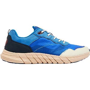 Niebieskie sneakersy męskie venice - Męskie - Kolor: Niebieskie - Rozmiar: 45