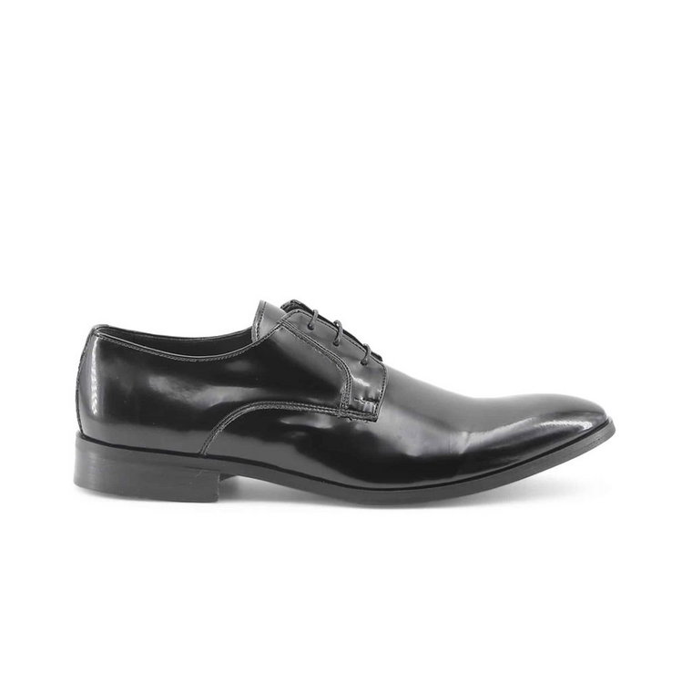 Buty sznurowane Made in Italia FLORENT_VERNICE czarne buty męskie