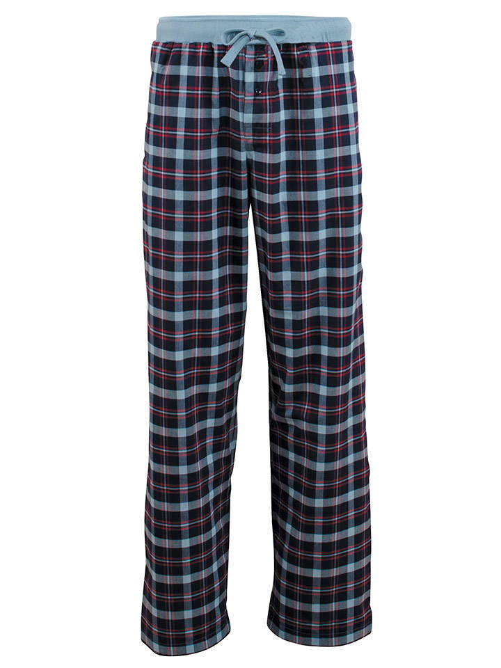 Carl Ross Spodnie piżamowe w kolorze granatowo-błękitnym