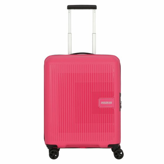 American Tourister AeroStep 4 kółka Walizka kabinowy 55 cm z plisą rozprężną pink flash
