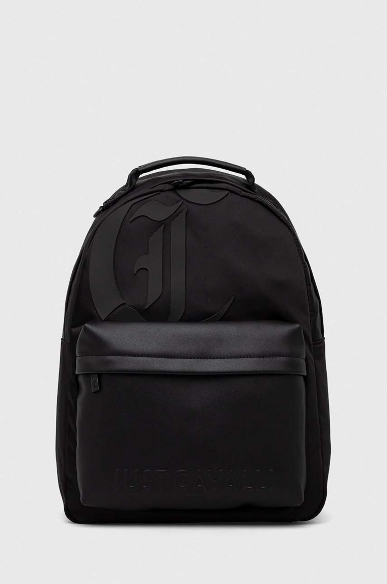 Just Cavalli plecak męski kolor czarny duży z aplikacją 76QA4B11 ZSA13