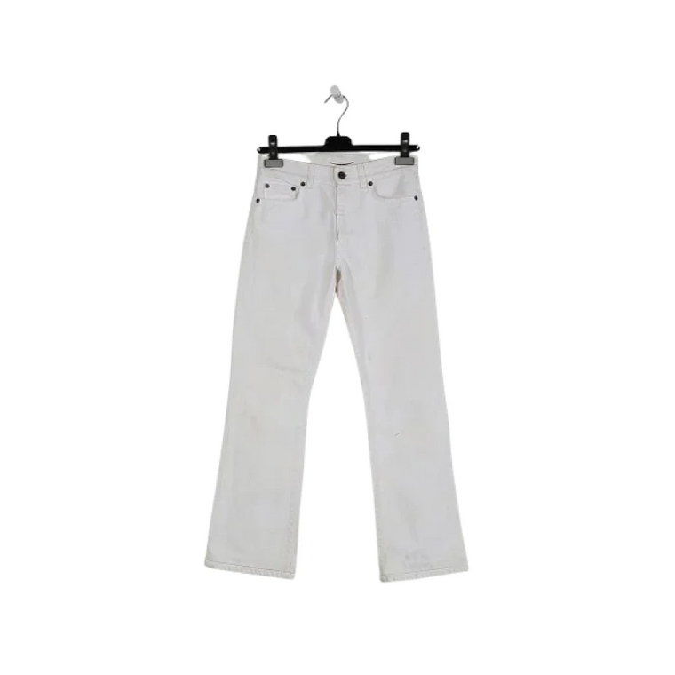 Pre-owned Cotton jeans Saint Laurent Vintage