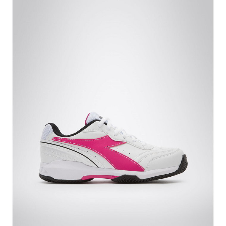 Buty do tenisa damskie Diadora S.CHALLENGE 4 SL clay white/black/pink