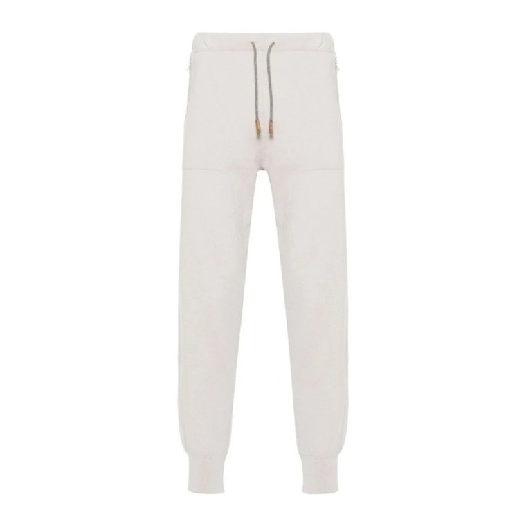 Beige Casual Fitness Sweater Pants Eleventy