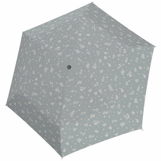 Doppler Zero Magic Minimalistyczny parasol kieszonkowy 26 cm cool grey