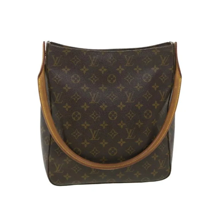 Używany Brązowy Plecak Louis Vuitton z płótna Louis Vuitton Vintage