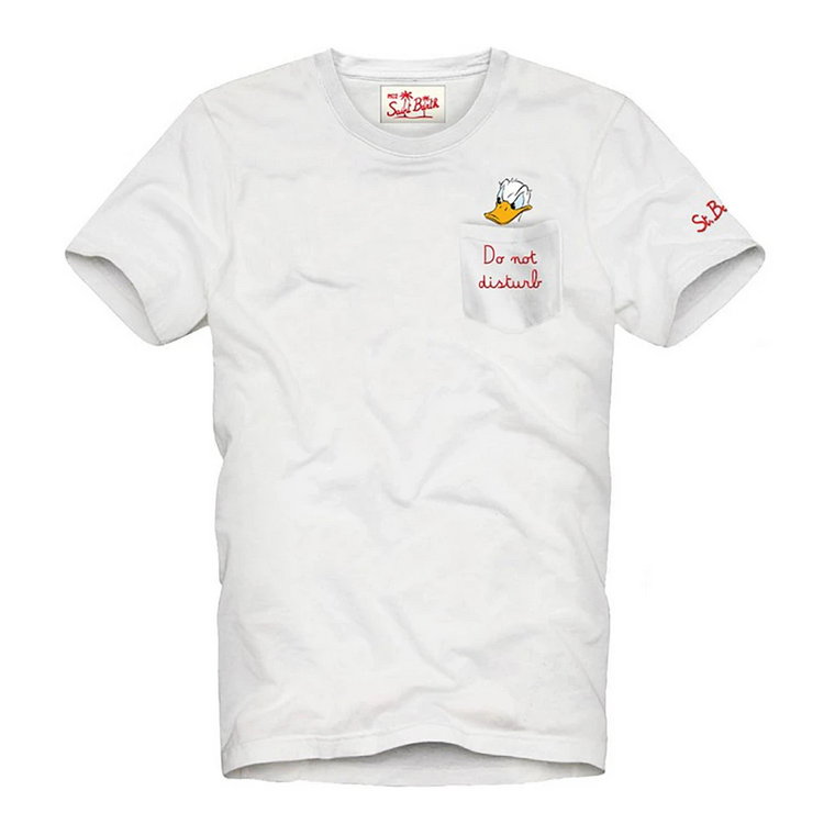 Białe T-shirty i Pola MC2 Saint Barth