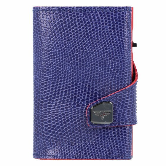 Tru Virtu Etui na karty kredytowe Click & Slide RFID Leather 6,5 cm violet-re