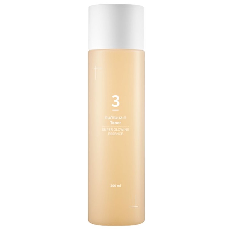 Numbuzin No.3 Super Glowing Essence Toner Rozświetlający tonik do twarzy