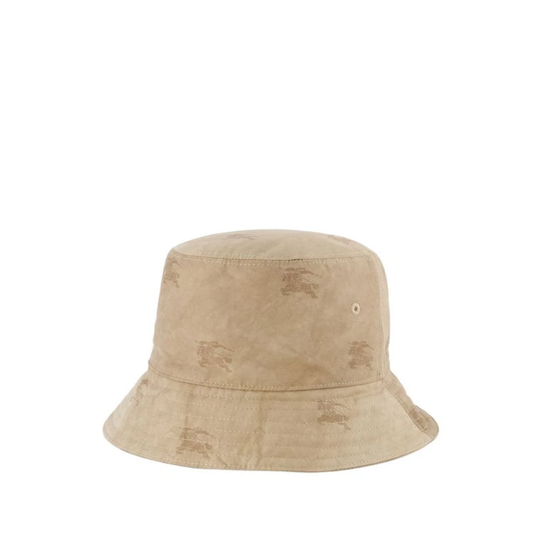 Stylowy Beżowy Halfdrop Bucket Hat Burberry