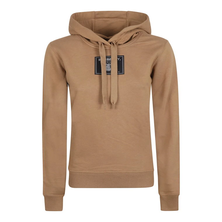 Wygodny bawełniany hoodie dla kobiet Burberry