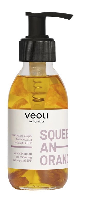 Veoli Botanica Squeeze An Orange - Emulgujący olejek do zmywania makijażu i SPF 132,7g