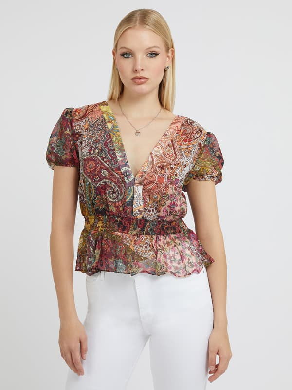 Top Z Printem Paisley