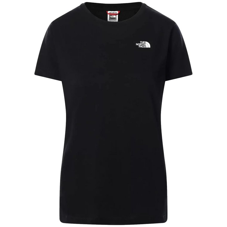 The North Face W Simple Dome Tee NF0A4T1AJK3, Damskie, Czarne, t-shirty, bawełna, rozmiar: S