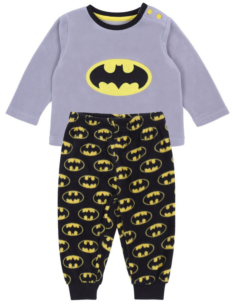 Szaro-żółta piżama BATMAN DC COMICS. 6-9 m 74 cm