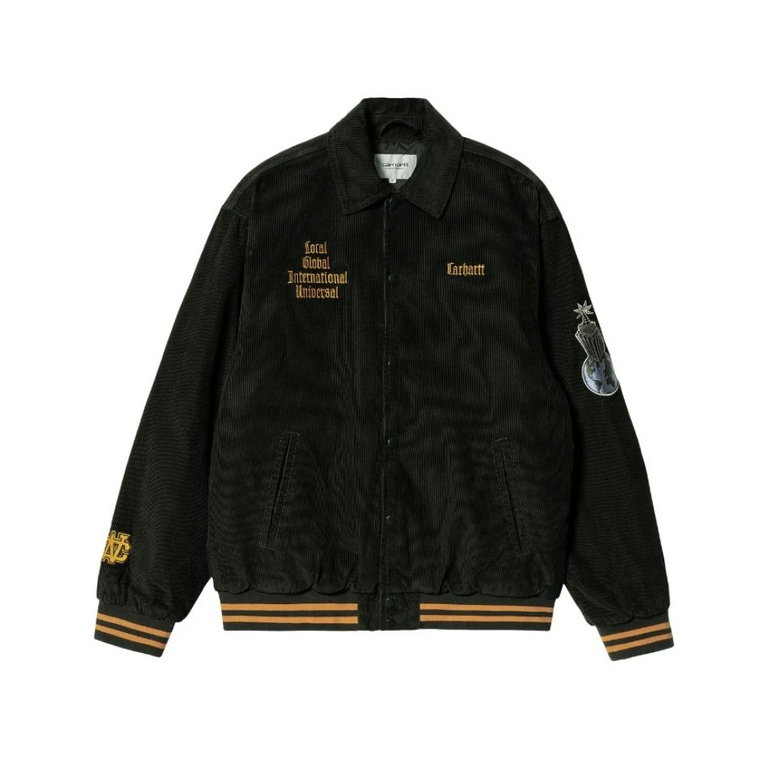 Organiczna Bawełniana Kurtka Letterman Carhartt Wip