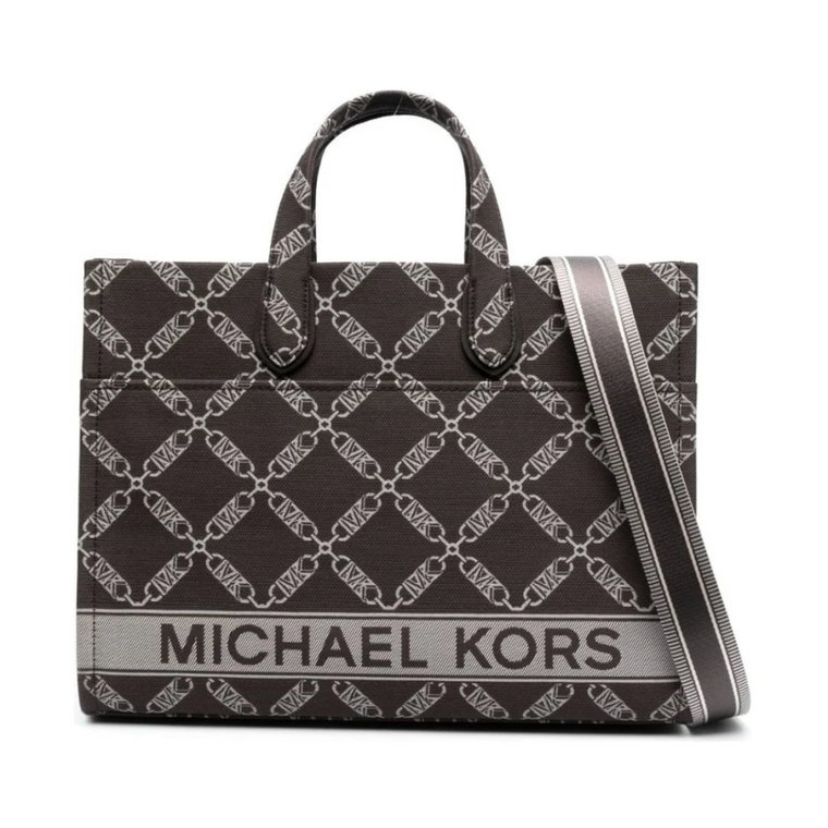 Brązowa torba LG Grab Michael Kors