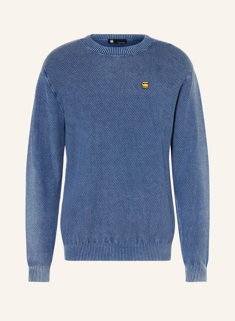 G-Star Raw Sweter Indigo Moss blau