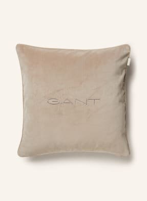 Gant Home Dekoracyjna Poszewka Na Poduszkę Z Aksamitu beige