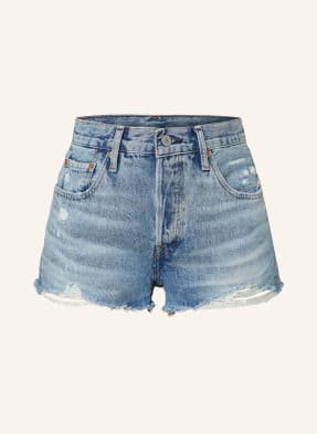 Levi's Szorty Jeansowe 501 blau