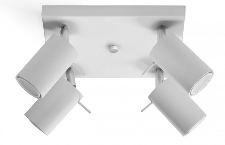 Kwadratowy plafon LED E784-Rins - biały