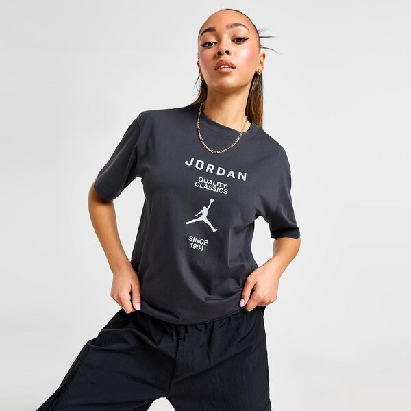 T SHIRT W JORDAN SS GF GFX TEE JQC OFF NOIR/(SAIL)