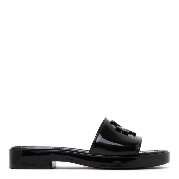 Czarne Eleonor Jelly Slides Tory Burch