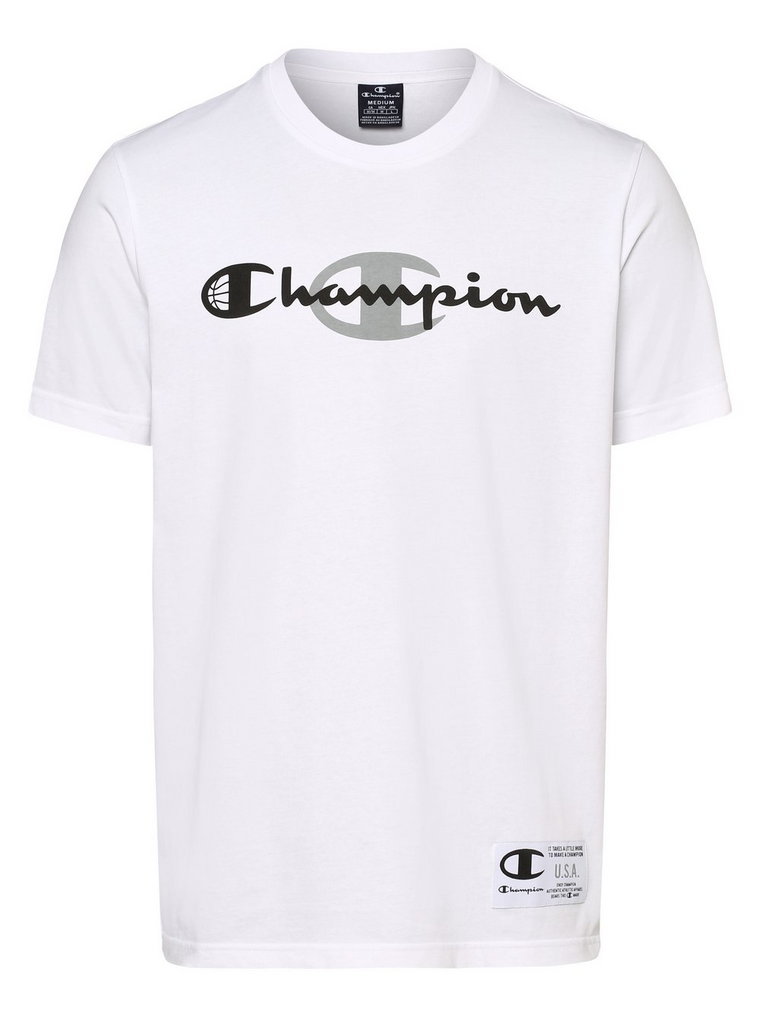 Champion - T-shirt męski, biały